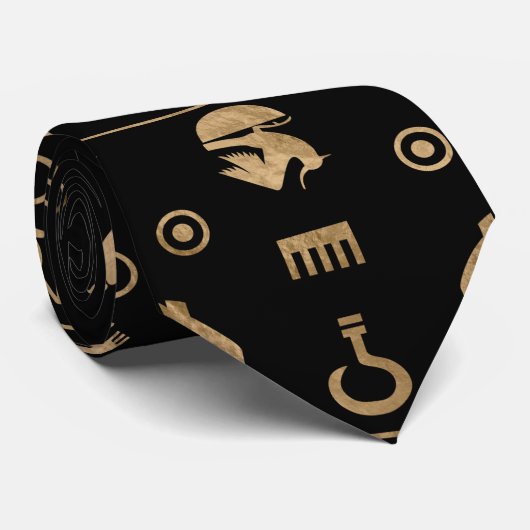 金エジプトのオオタマオシコガネのカブトムシ-円の軽い音の… ネクタイ (ロール)
