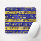 金エジプトのヒエログリフパターン マウスパッド (マウス)