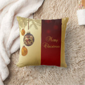 金エレガントのクリスマス クッション (ブランケット)
