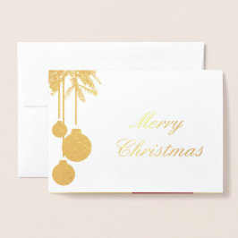 金エレガントのクリスマス – フォイルカード