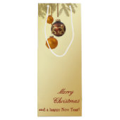 金エレガントのクリスマス ワインギフトバッグ (裏面)