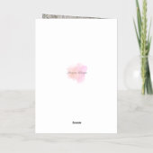 金エレガントのジュビリーカード 箔グリーティングカード (裏面)