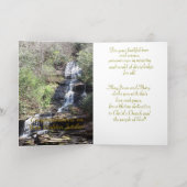 金エレガントのジュビリーカード 箔グリーティングカード (内側レイダウン)