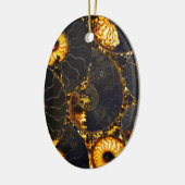 金エレガントのノーチラスデザイン セラミックオーナメント (左)