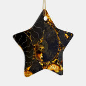 金エレガントのノーチラスデザイン セラミックオーナメント (右)