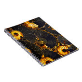 金エレガントのノーチラスデザイン ノートブック (右側)