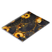 金エレガントのノーチラスデザイン ノートブック (左側)