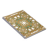 金エレガントのバロック、装飾デザイン。 ノートブック (右側)