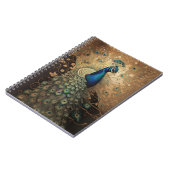 金エレガントの孔雀 ノートブック (左側)
