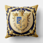 金エレガントの紋章 クッション (裏面)