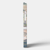 金エレガントの静脈モノグラムの大理石のテクスチャ Case-Mate iPhoneケース (裏面 / 左)