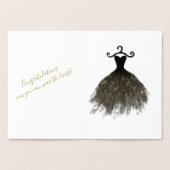 金エレガントグリッター卒業 箔カード (内部)