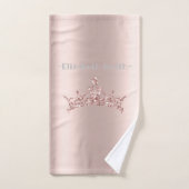 金エレガントバラグリッター王室の, バスタオルセット (ハンドタオル)