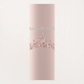 金エレガントバラグリッター王室の, ヨガマット (裏面)