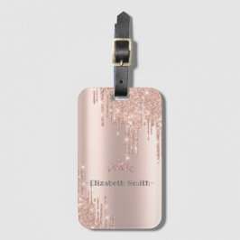 金エレガントバラグリッター王室の, ラゲッジタグ