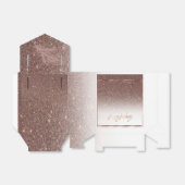 金エレガントバラハッピーホリデーお願い フェイバーボックス (折り畳みなし)