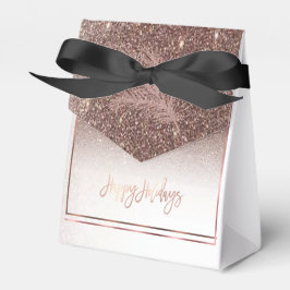 金エレガントバラハッピーホリデーお願い フェイバーボックス