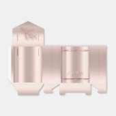 金エレガントバラハッピーホリデーお願い フェイバーボックス (折り畳みなし)