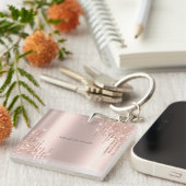 金エレガントバラ キーホルダー (正面右)