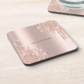 金エレガントバラ コースター (左側)