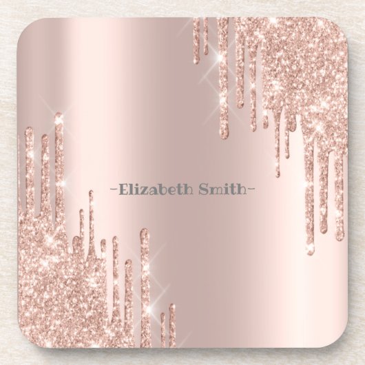 金エレガントバラ コースター (正面)