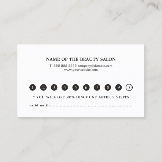 金エレガントフェイク属ストライプ美しいロイヤリティカード ロイヤリティカード (裏面)