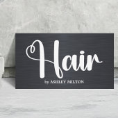 金エレガントフェイク属白黒ヘアサロン 名刺