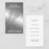 金エレガントフェイク製インクペン 名刺 (正面/裏面)