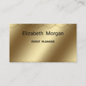 金エレガントモダン名名刺 名刺 (正面)