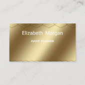 金エレガントモダン名名刺 名刺 (正面)