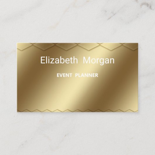 金エレガントモダン名名刺 名刺 (正面)