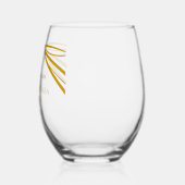 金エレガントモダン金50周年記念 ステムなしワイングラス (左)