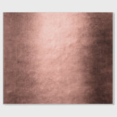 金エレガントモダン銅バラ金ゴールド ラッピングペーパー (フラット)