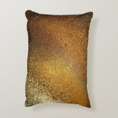 金エレガント光沢レザーテクスチャ アクセントクッション (裏面(縦))