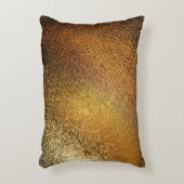 金エレガント光沢レザーテクスチャ アクセントクッション (正面(垂直))