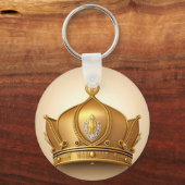 金エレガント冠 キーホルダー (正面)