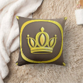 金エレガント冠 クッション (ブランケット)