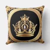 金エレガント冠 クッション (裏面)