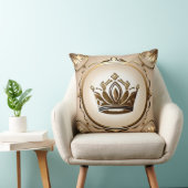 金エレガント冠 クッション (椅子)