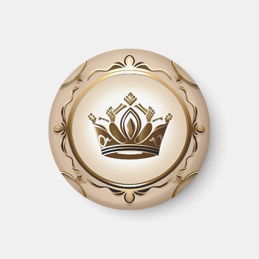 金エレガント冠 マグネット (正面)