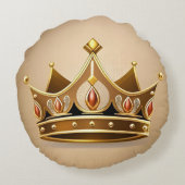 金エレガント冠 ラウンドクッション (裏面)