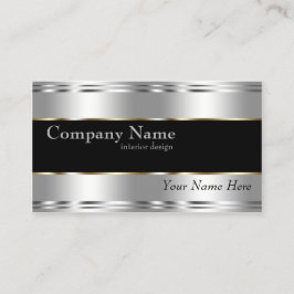 金エレガント属プロフェッショナル企業の銀 名刺