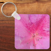 金エレガント属正方形 キーホルダー (正面)