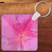 金エレガント属正方形 キーホルダー (裏面)