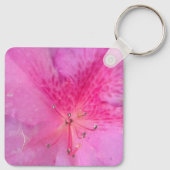 金エレガント属正方形 キーホルダー (裏面)