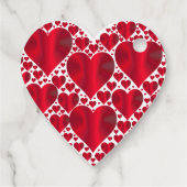 金エレガント属赤いハートバレンスタイリッシュズ フェイバータグ (裏面)