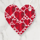 金エレガント属赤いハートバレンスタイリッシュズ フェイバータグ (裏面)