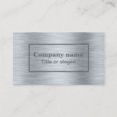 金エレガント属銀名刺 名刺 (正面)