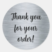 金エレガント属銀 ラウンドシール (正面)