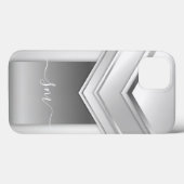 金エレガント属3Dルック書道金ゴールドモノグラム Case-Mate iPhoneケース (裏面 (横))